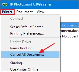 打印机扫描不能连接网络_取消卡住的打印文档_清除并重新启动后台打印程序