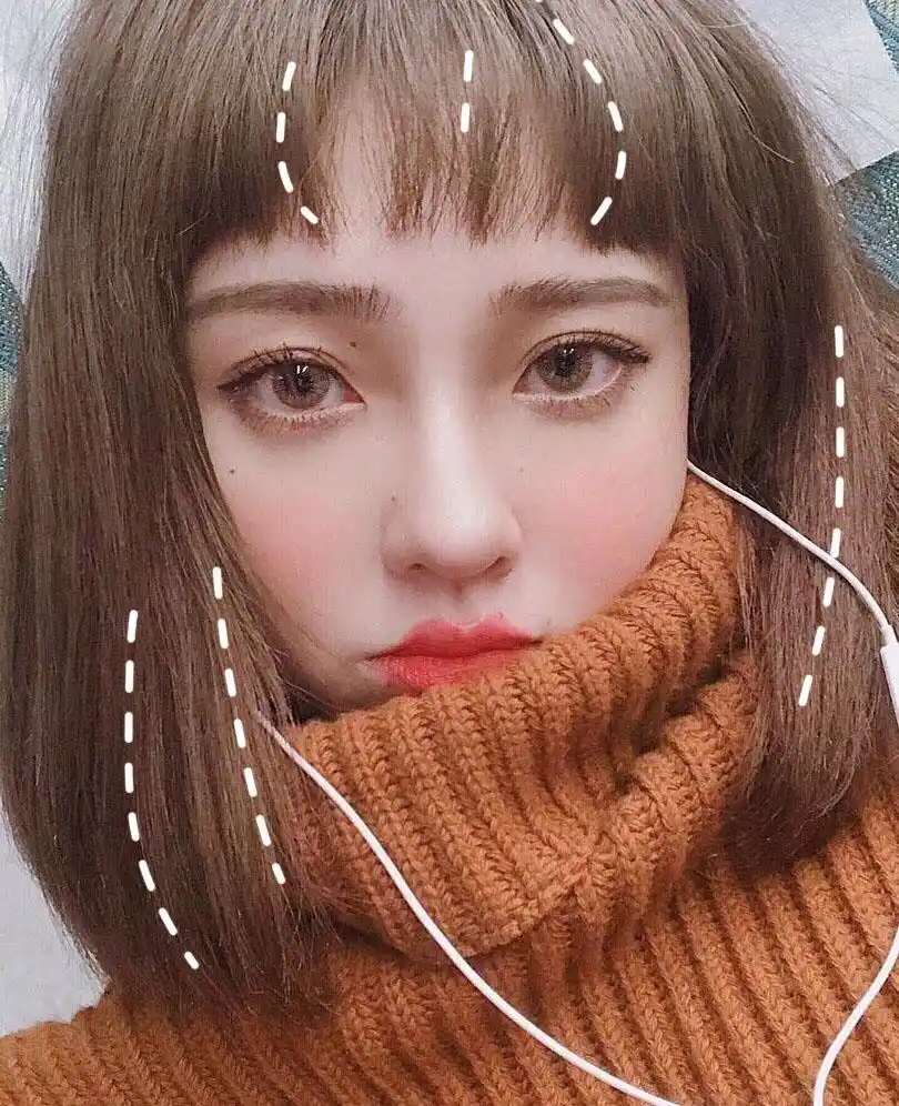 显脸小万能刘海发型_脸大女生适合的刘海_宽脸女生适合的发型